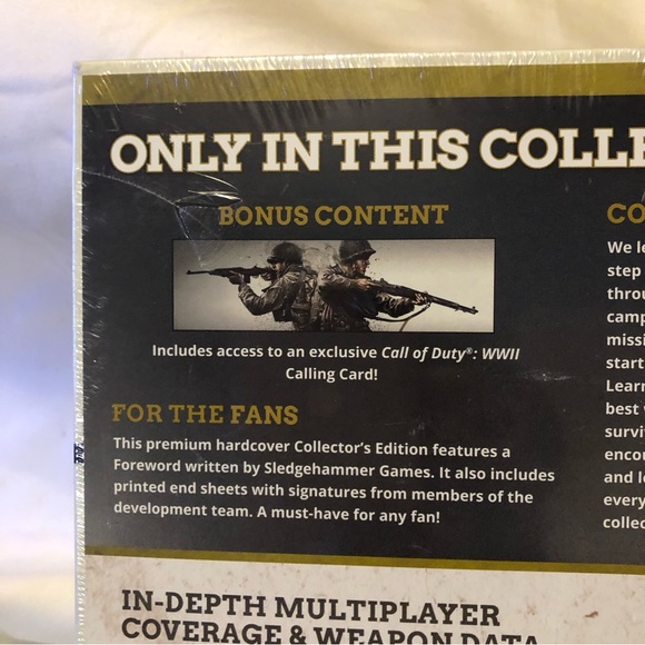 SLEDGEHAMMER GAMES CALL OF DUTY WWII Collector’s Edition Guide - Picture 5 of 12